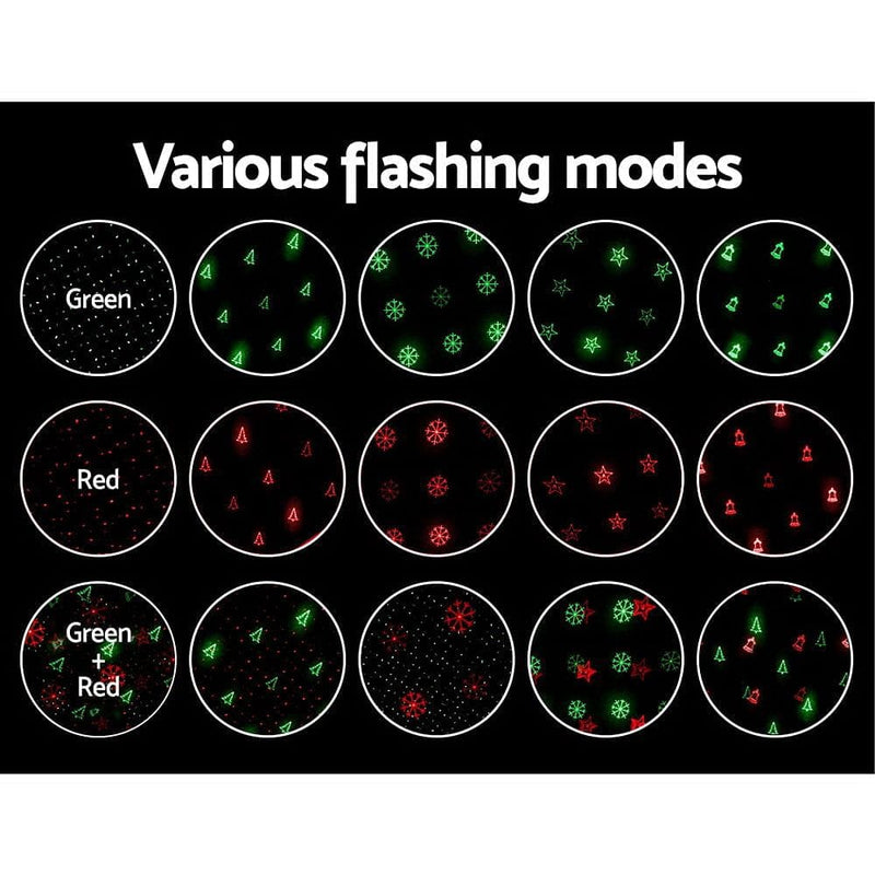 1X Projector Light Christmas Lights Laser Outdoor Decorations Jingle Jollys