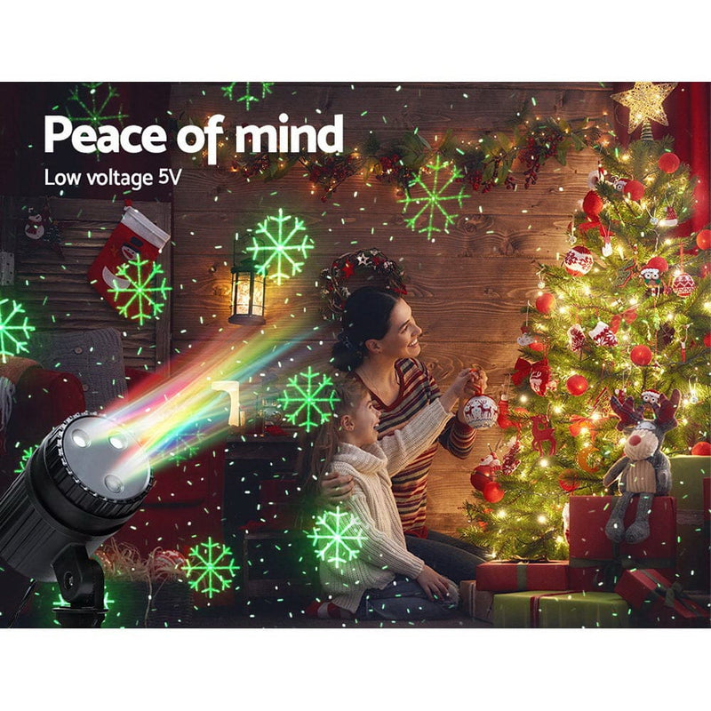 1X Projector Light Christmas Lights Laser Outdoor Decorations Jingle Jollys