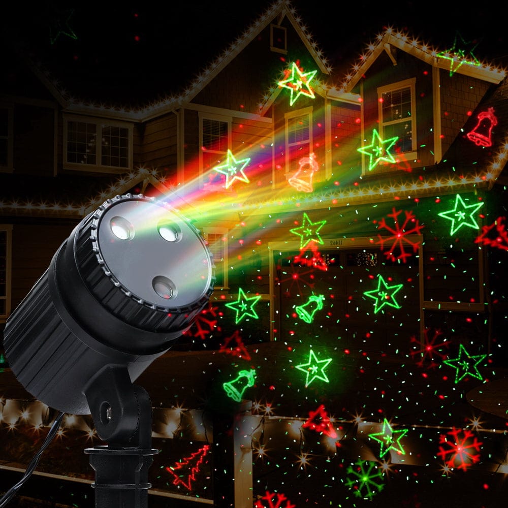 1X Projector Light Christmas Lights Laser Outdoor Decorations Jingle Jollys