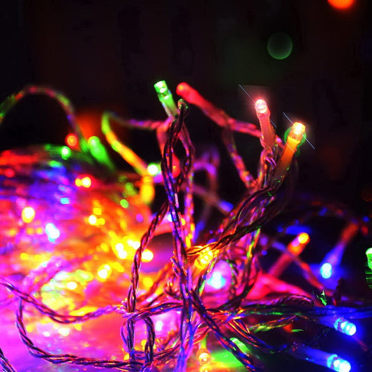 100M Christmas Lights String Fairy Light 500 LED Colourful Jingle Jollys